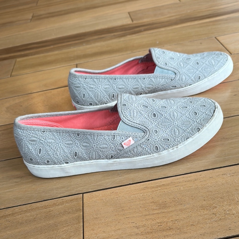 ROXY    Gray Slip-On Women Shoes